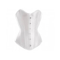 Corset en satin Virgin blanc