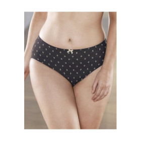 Culotte Anita Versailles noire en lycra imprimé