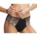 Culotte dentelle Fantasie Elodie noir et blanc