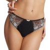 String dentelle Fantasie Elodie noir et blanc T 44/46