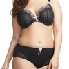 Ensemble soutien gorge et culotte Elomi Betty Noir et Rose