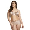 Shorty en satin grande taille Elomi Eva biscotte