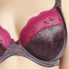 Soutien gorge avec armature Elomi Jocelyn Gris et Framboise