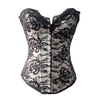 corset dentelle noir