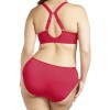 Culotte grande taille Elomi Rita en satin rouge