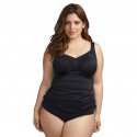 Tankini Elomi noir pour grands bonnets