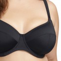 Haut de maillot de bain grande taille Elomi Swim noir