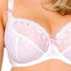 Soutien-gorge avec armature à balconnet Curvy Kate Portia Blanc et Rose