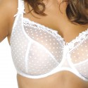 Soutien-gorge à armature à balconnet Curvy Kate Princess Blanc