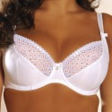 Soutien gorge à armature à balconnet Curvy Kate Gia Blanc