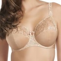 Soutien gorge à armature emboitant et dentelle Fantasie Helena Peau