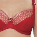 Soutien-gorge Curvy Kate Gia blanc rouge