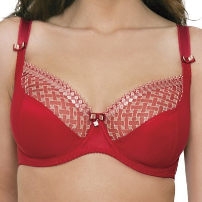 Soutien-gorge Curvy Kate Gia blanc rouge