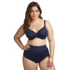 Haut bikini et culotte de bain Elomli Swim bleu foncé