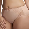 Culotte grande taille avec dentelle Elomi Hermione beige