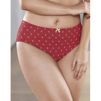 Culotte Anita Versailles rouge pepper en lycra imprimé