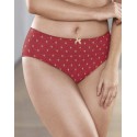 Culotte Anita Versailles rouge pepper en lycra imprimé