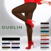 Collant opaque 60 deniers NOIR et COULEURS Dublin