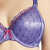 Soutien-gorge à armatures plongeant Elomi Izzy Violet à Pois