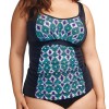 Tankini grande taille Elomi motifs ethniques