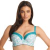 Soutien-gorge long corbeille Freya Secret Barden Bleu et Blanc fleuri