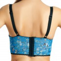 Soutien-gorge bustier Freya Piper Bleu et Noir