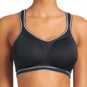 Soutien-gorge de sport dos nageur Freya active noir