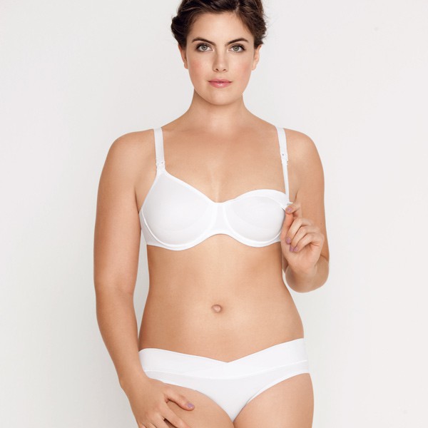 Soutien-gorge d'allaitement coton Anita Maternity (Blanc)