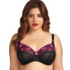 Soutien gorge à armature emboîtant Elomi Tessa Noir et Fuschia