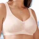 soutien gorge sans armature en tissu imprime super micro