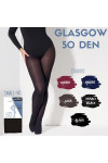 Collant lycra satiné noir 50 deniers multifibre Cette Glasgow