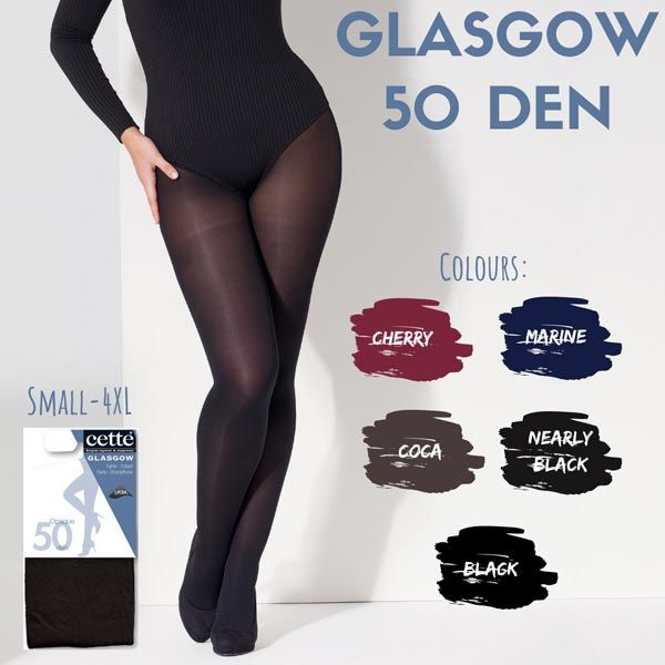 Collant legging opaque noir 60 deniers Cette London