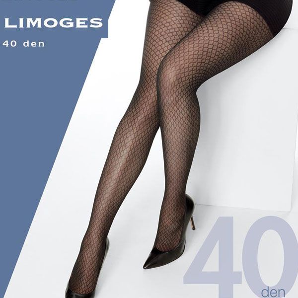 COLLANT FANTAISIE 40 DENIERS NOIR