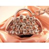 Porte clef sac strass