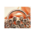 Porte clef sac strass