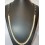 Collier perle coloris nacre argenté ou doré
