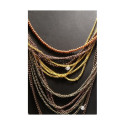 Collier multi tresse perles et strass