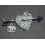 Broche cœur strass